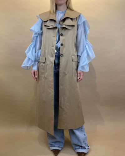 Trench lungo smanicato Tensione in