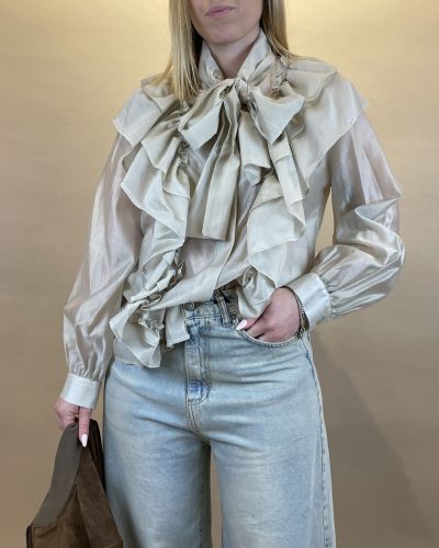 Camicia con volant Tensione in