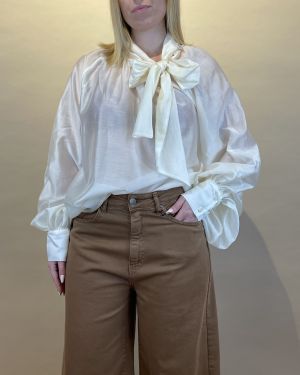Camicia manica over con fiocco ViCOLO
