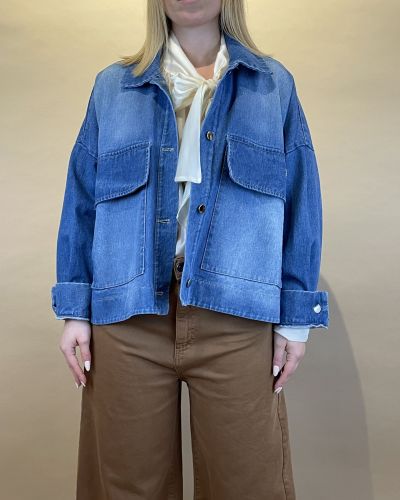 Giacca denim over Tensione in