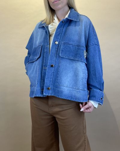 Giacca denim over Tensione in