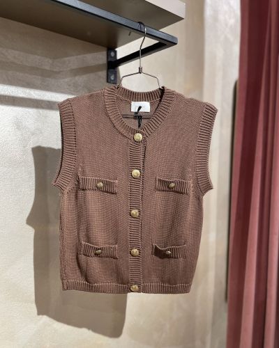 Gilet in maglia con bottoni dorati ViCOLO