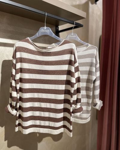 Maglia a righe lurex Souvenir