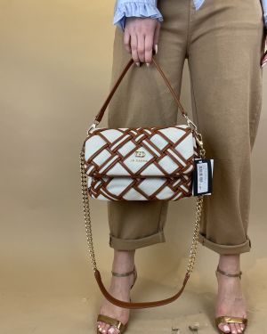 Borsa a spalla in canvas La Carrie
