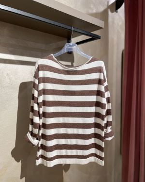 Maglia a righe lurex Souvenir