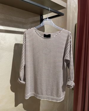 Maglia a riga sottile lurex Souvenir