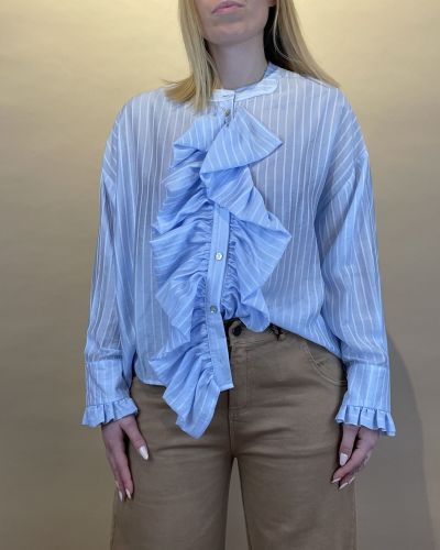 Camicia con rouches Tensione in