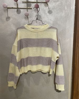 Pull a righe cropped ViCOLO