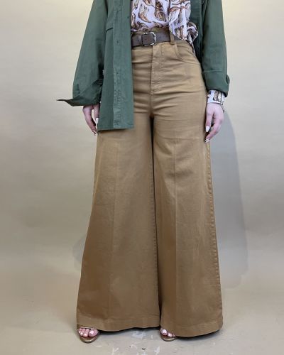 Pantalone a vita alta ampio Tensione in