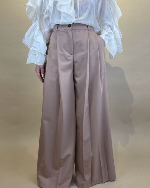 Pantalone palazzo con pinces ViCOLO