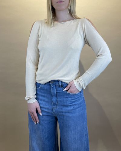 Maglia con cut out sulle spalle Kontatto