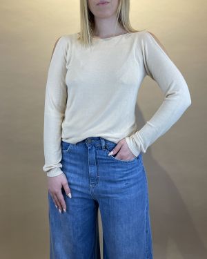 Maglia con cut out sulle spalle Kontatto