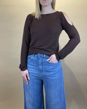 Maglia con cut out sulle spalle Kontatto