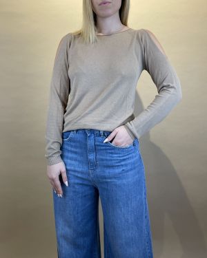 Maglia con cut out sulle spalle Kontatto