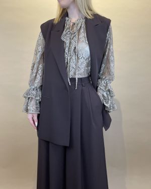 Gilet doppiopetto fluido Tensione in