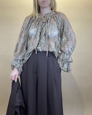 Camicia in pizzo Tensione in