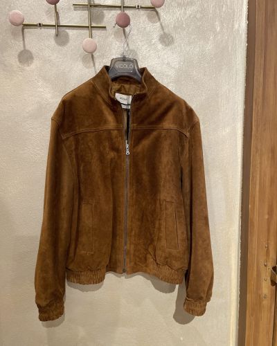 Bomber scamosciato in vera pelle ViCOLO