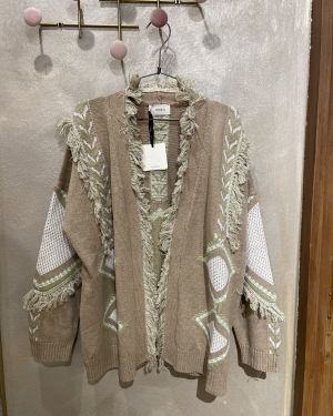 Cardigan sfrangiato ViCOLO