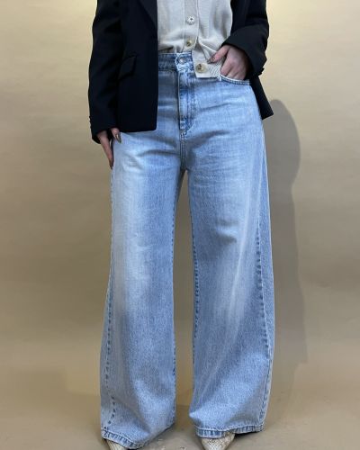 Denim palazzo chiaro Tensione in