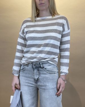Maglia a righe lurex Souvenir