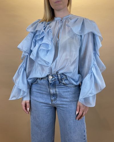 Camicia con volant Tensione in