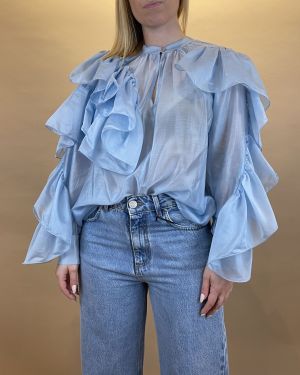 Camicia con volant Tensione in