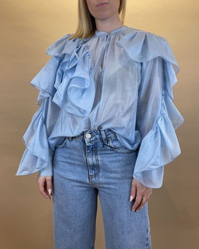 Camicia con volant Tensione in