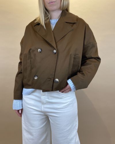 Trench corto modello bomber Tensione in