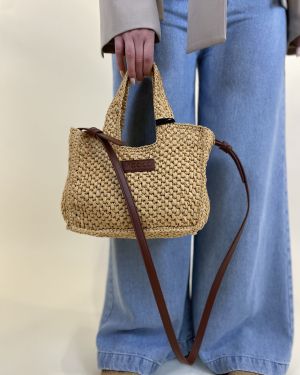 Borsa in raffia ViCOLO