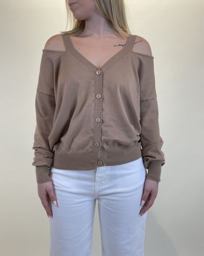 Cardigan con aperture sulle spalle Kontatto