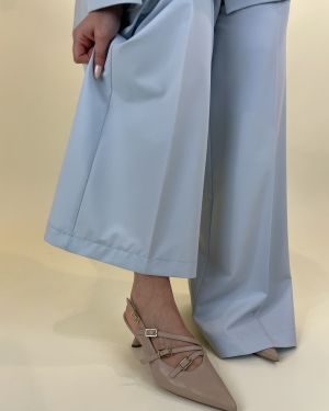 Slingback in pelle nude Ovyé
