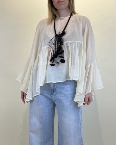 Blusa in cotone ampia Souvenir