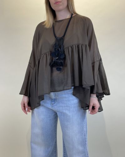 Blusa in cotone ampia Souvenir
