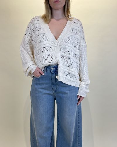 Cardigan ampio traforato ViCOLO