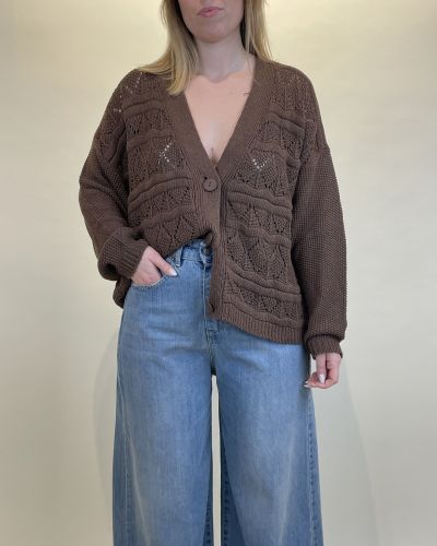 Cardigan ampio traforato ViCOLO