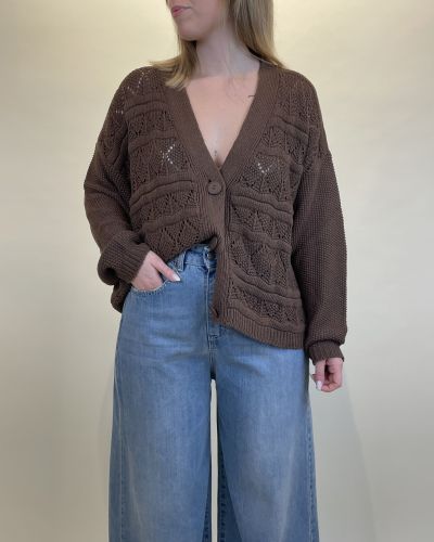 Cardigan ampio traforato ViCOLO