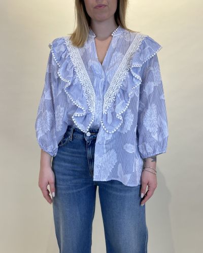 Camicia con ricami Tensione in