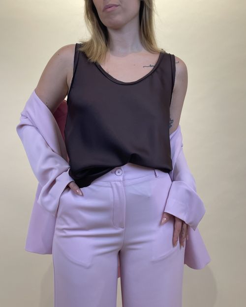 Canotta in satin Souvenir