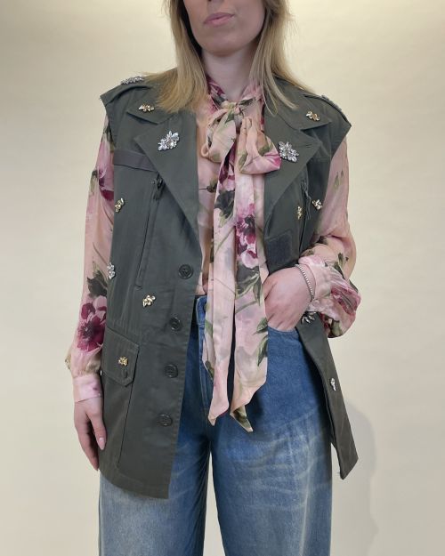 Gilet con cabochon Dixie