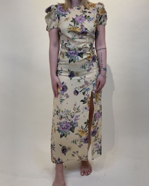 Abito midi a fiori ViCOLO