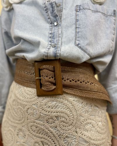 Cintura in raffia
