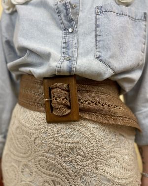 Cintura in raffia