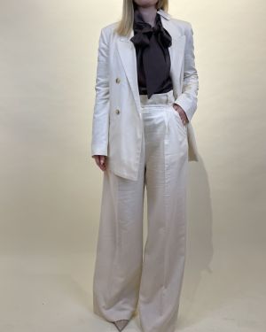 Blazer doppiopetto in misto lino ViCOLO