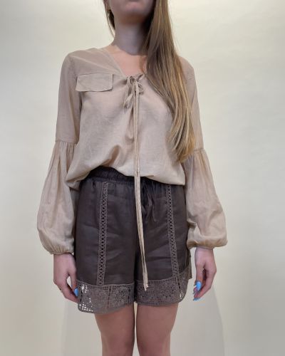 Camicia in mussola di cotone