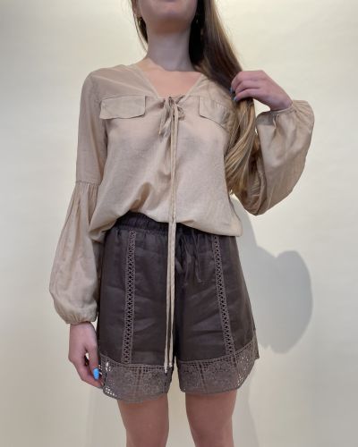 Camicia in mussola di cotone