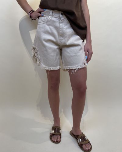 Shorts in denim sfrangiati ViCOLO