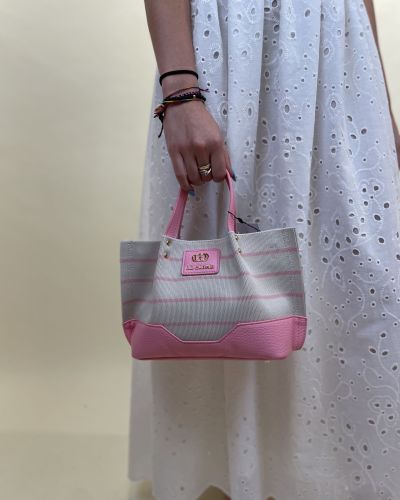 Borsa shopping in tessuto canvas La Carrie