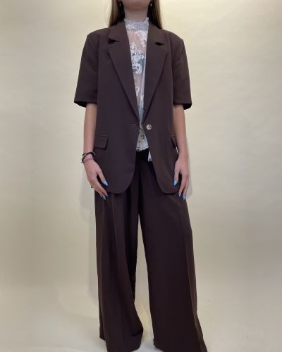 Pantalone palazzo misto lino ViCOLO