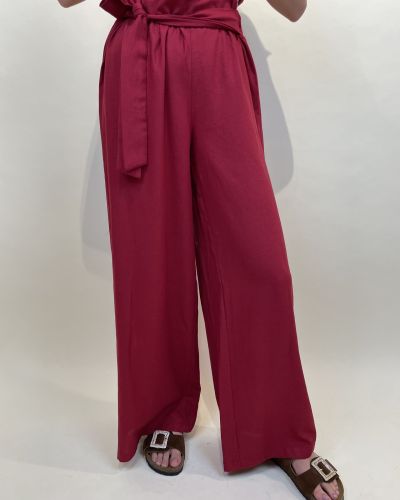 Pantalone palazzo in misto lino ViCOLO