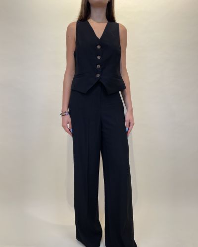 Completo con gilet in viscosa goffrato ViCOLO